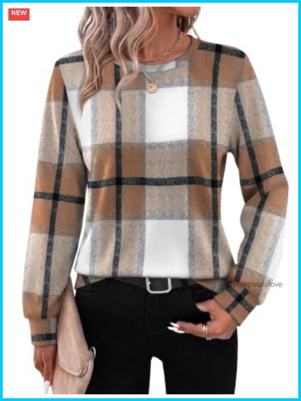 Women's Thermal Crewneck Sweatshirt Polyester Spandex Long Sleeve Pullover